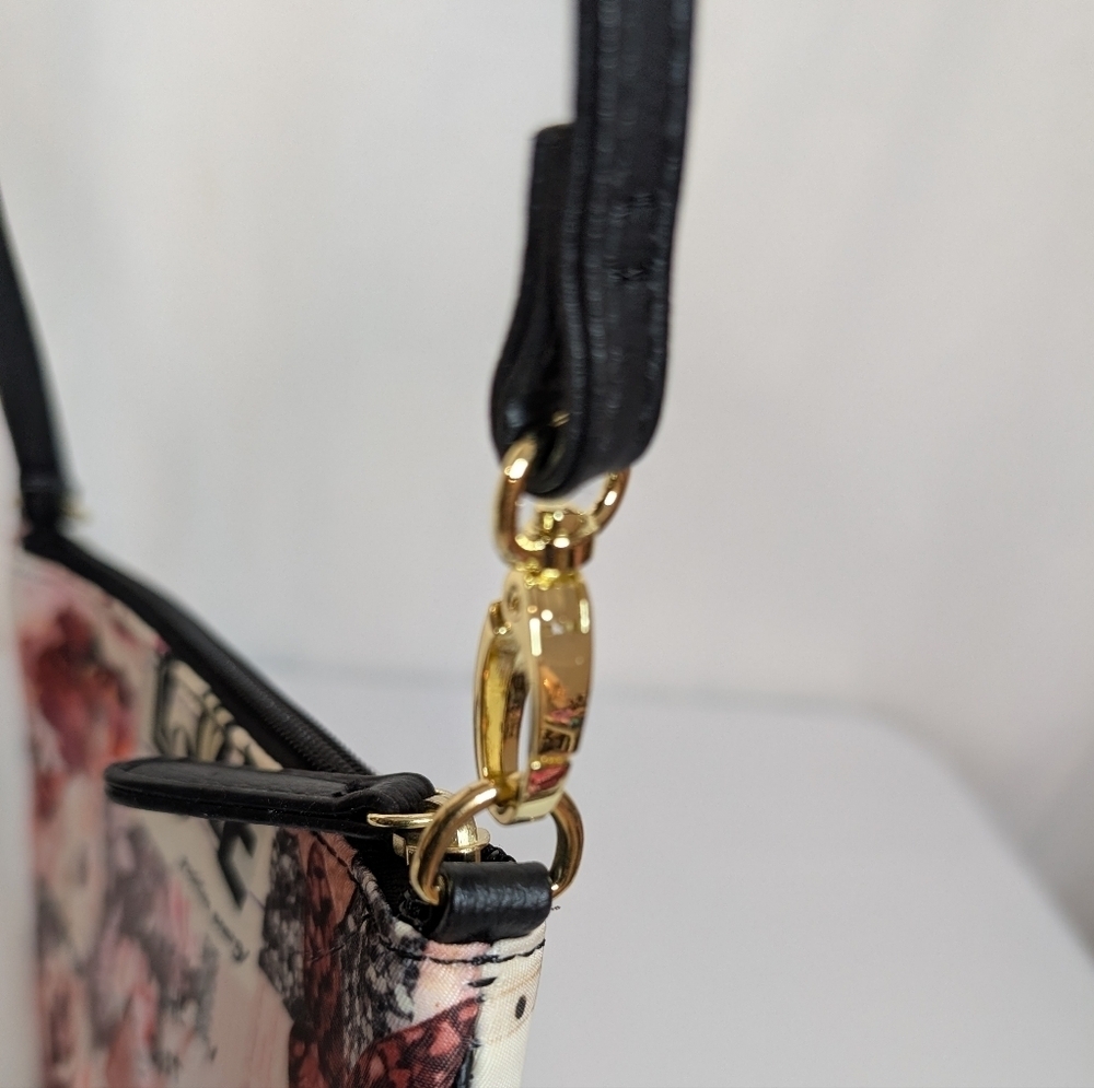Betsey Johnson Floral Butterfly Love She Just Shines Bag / Pouch EUC - Picture 12 of 13